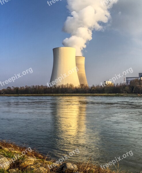 Nuclear Power Plant Cooling Tower Power Plant Energy Current