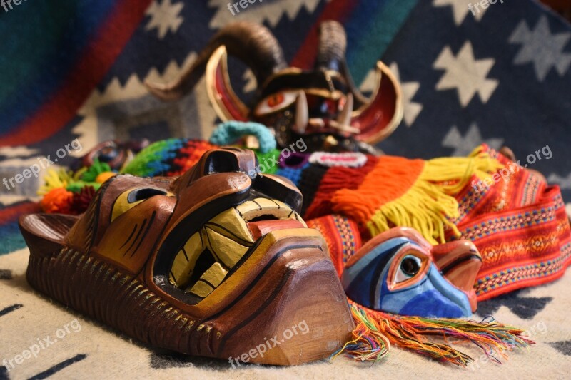 Traditional Mask Ecuador Free Photos