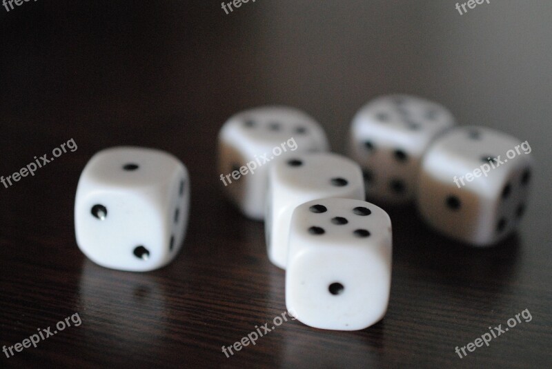 Dice Gambling Chance Luck Risk