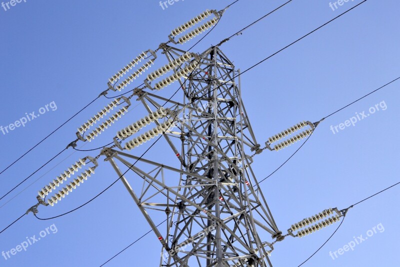 Electrical Voltage Power Wire Sky