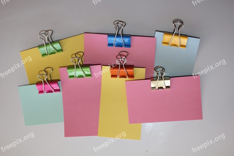 Post It Paper Business Memos Clip