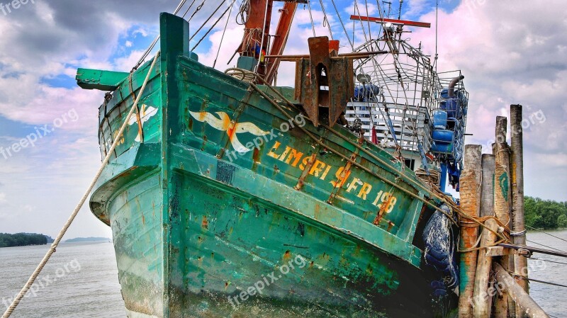 Fishing Trawler Boat Port Harbour