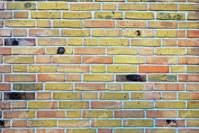 Brick Wall Yellow Brick Wall Yellow Brick Wall Brickwork