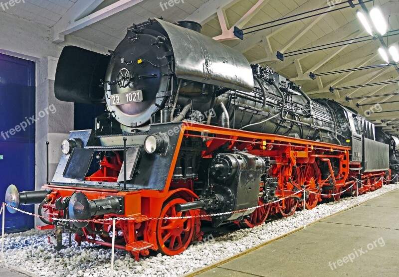 Steam Locomotive Exhibit Museum Restored Br23