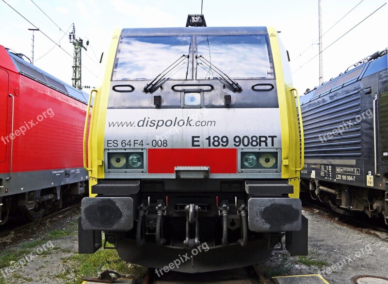 Dispolok Lokpool Goods Train Locomotive Depot Turned Off