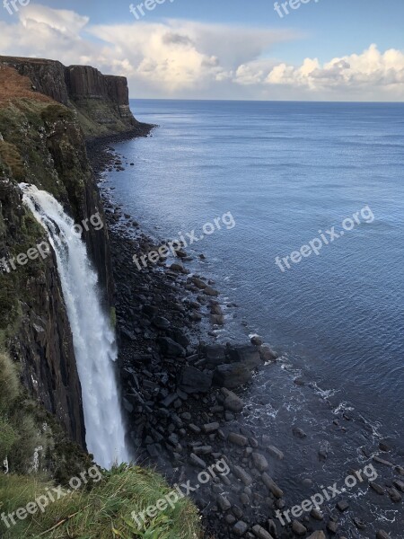 Water Seashore Landscape Rock Nature