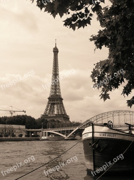 Architecture Bridge River Tower Travel