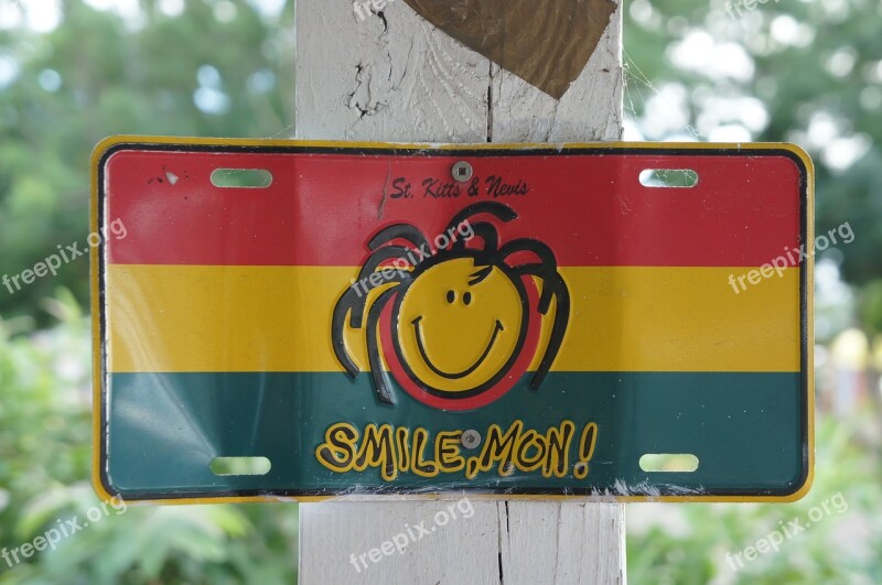 Shield Caribbean Nevis Smiley Beach