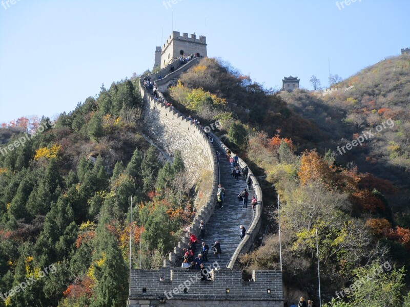 Great Wall China Wonder Of The World Tourism Traveling