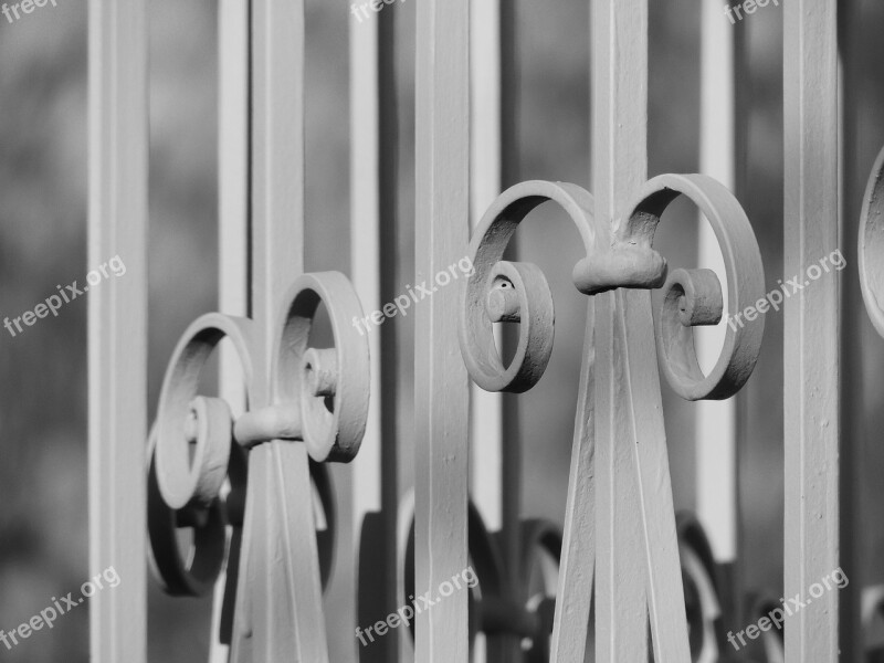 Fitting Fence Village The Countryside Iron