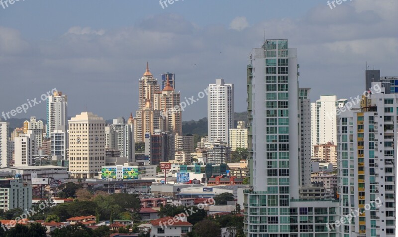 Skyscraper City Horizon Urban Landscape Architecture