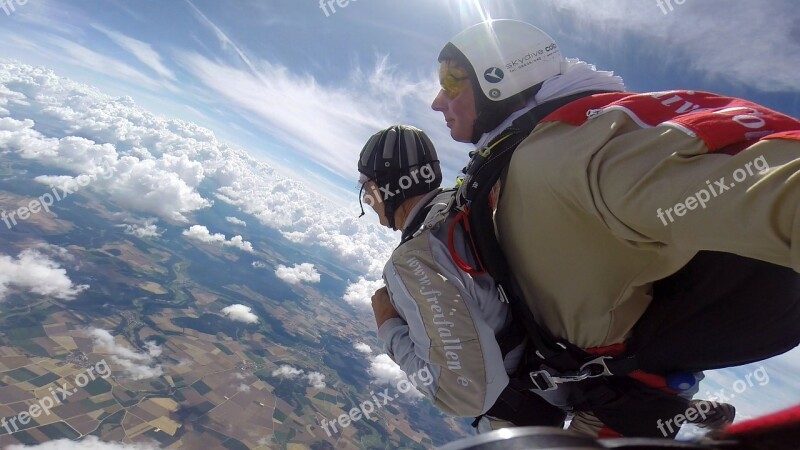 Adventure Sport Human Skydive Skydiving