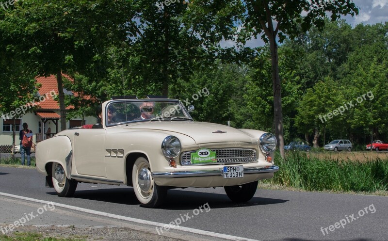 Auto Vehicle Road Wartburg Castle Oldtimer