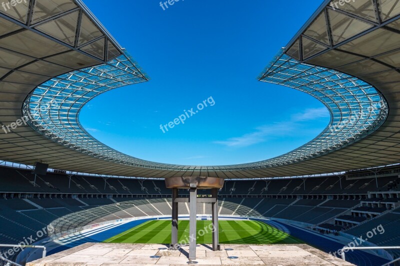 Stadium Grandstand Empty Sport Football