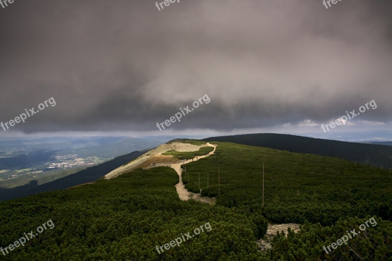 Landscape Mountain Sky Nature Clouds