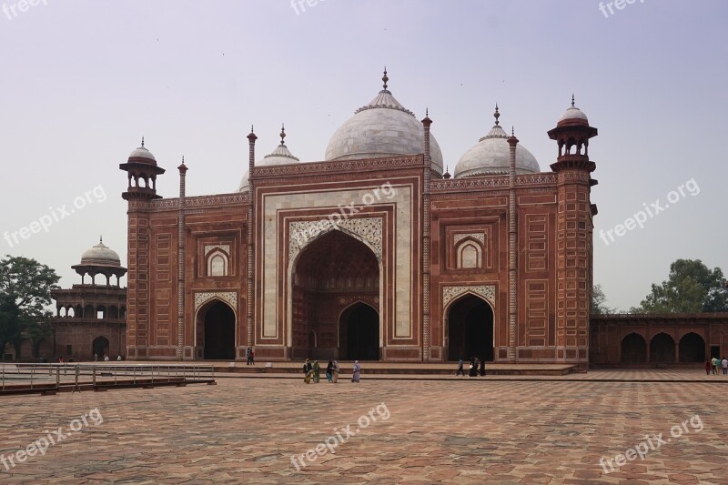 India Agra Taj Mahal Annex Architecture