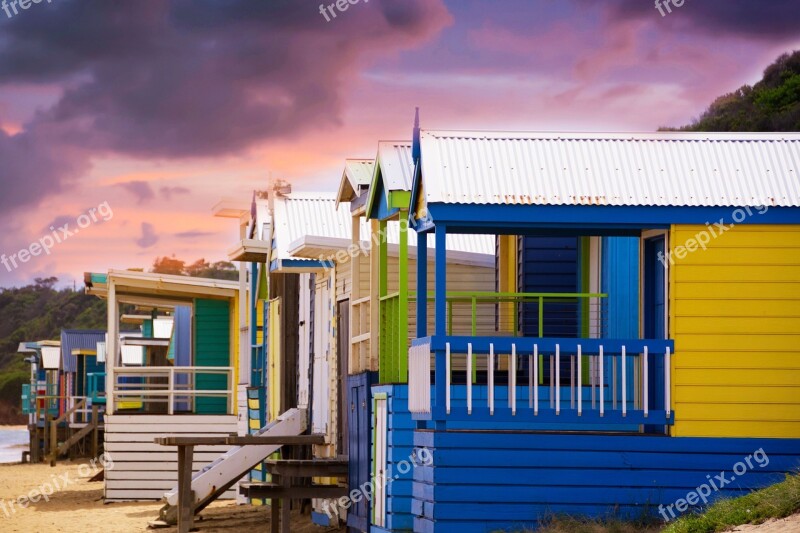 Bathing Box Beach Summer Architecture House