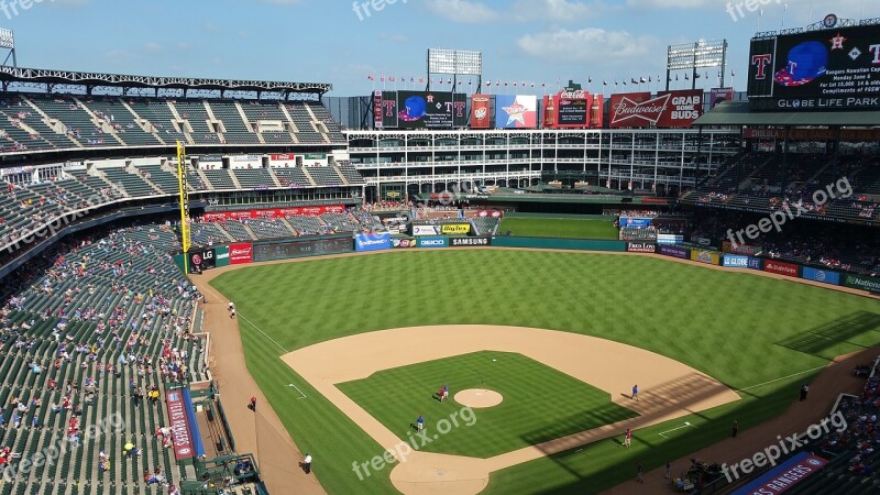 Stadium Baseball Bleachers Grandstand Horizontal Plane