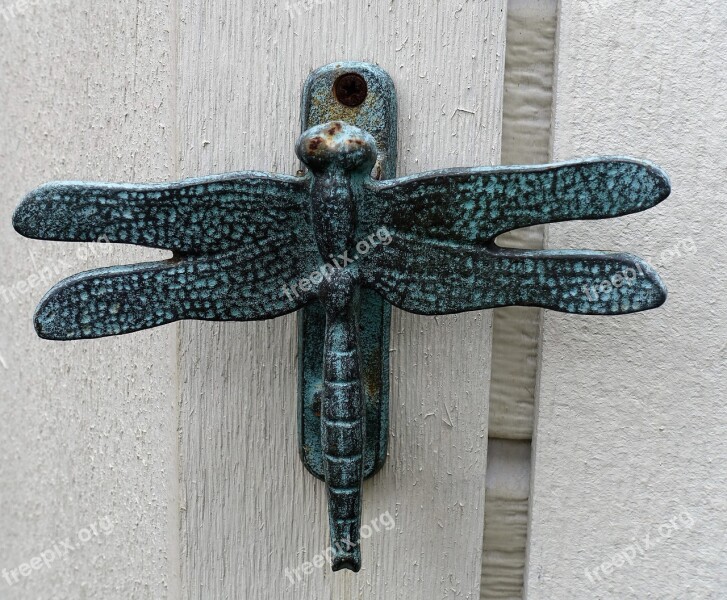 Door Knocker Decorative Dragonfly Vintage Ornament