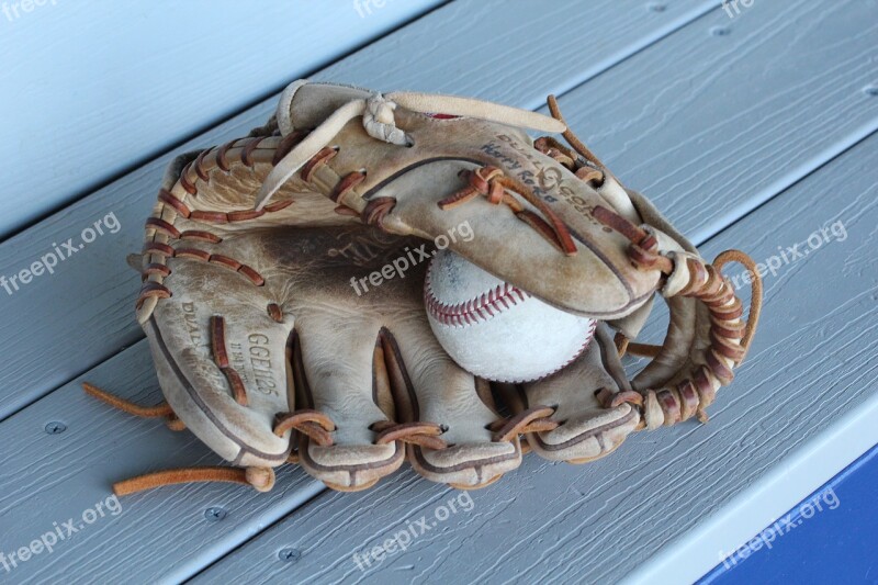 Baseball Glove Sport Free Photos