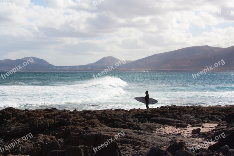 Coast Sea Surfer Free Photos