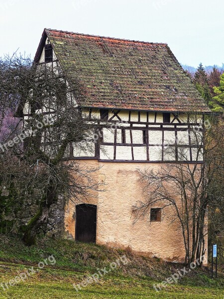 Barn Truss Aussiedlerhof Farm Hamlet