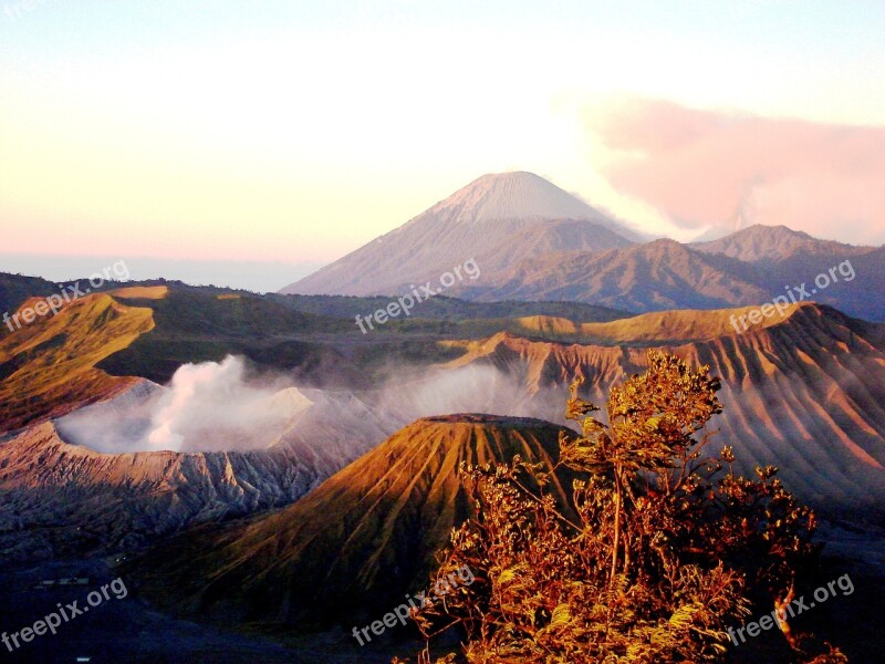 Pananjakan Mount Of Bromo East Java Indonesia Free Photos