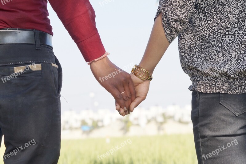 Woman Young Outdoors Adult Hand Together