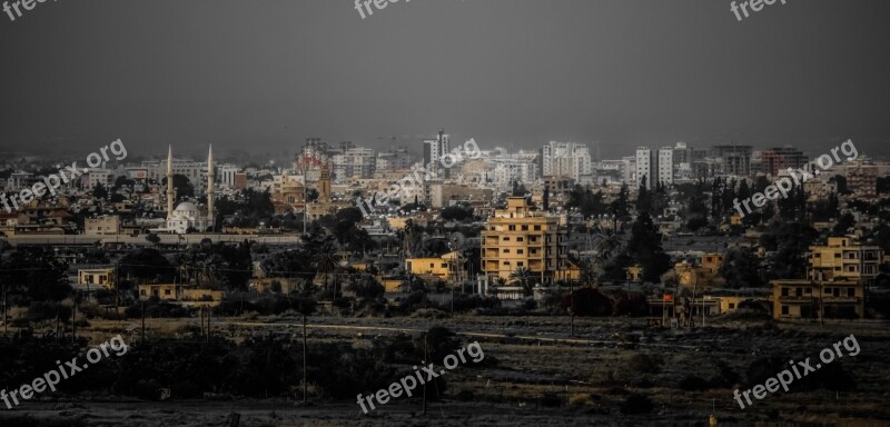 Cyprus Famagusta Ghost Town Occupation Buildings