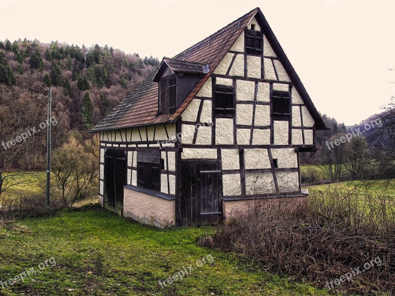 Barn Truss Aussiedlerhof Farm Hamlet