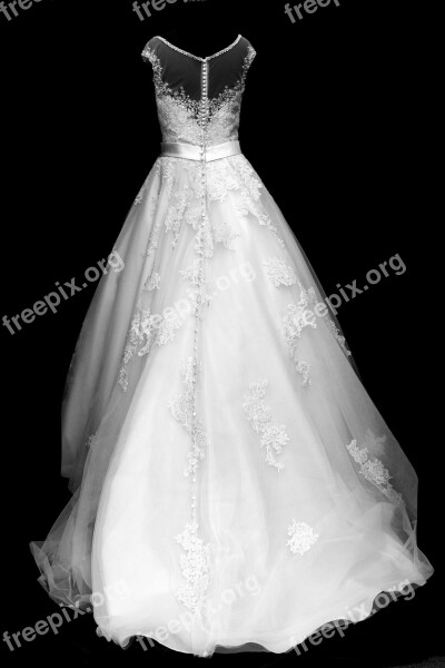 Fashion Elegant Dress Wedding Bride