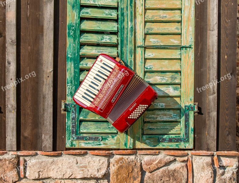 Wood Woods Old Accordion Mood