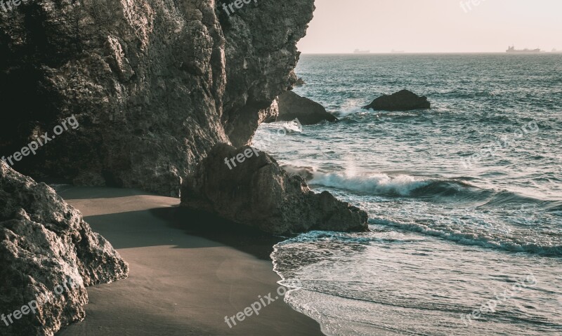 Waters Sea Nature Coast Rock