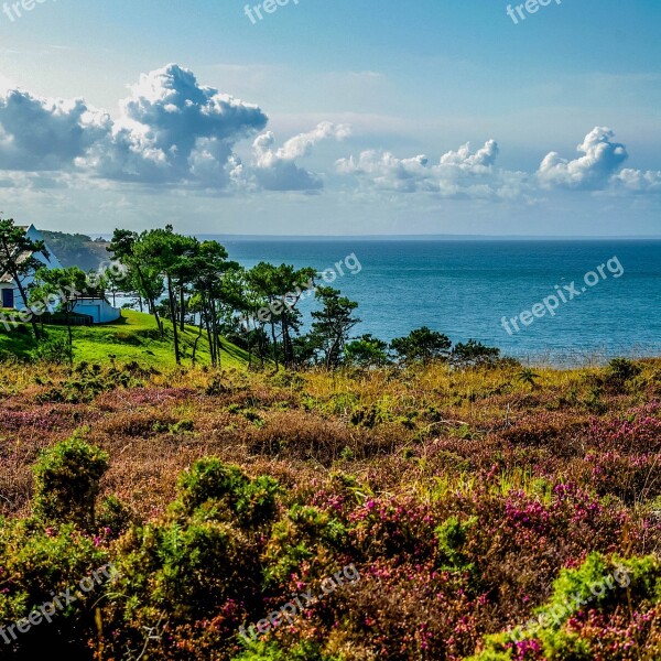 Nature Sea Side Landscape Body Of Water