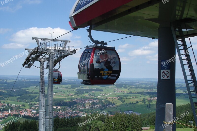 Transport Travel Cableway Germany Nesselwang