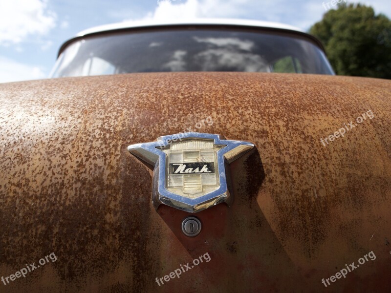 Outdoors Car Vehicle Antique Nash