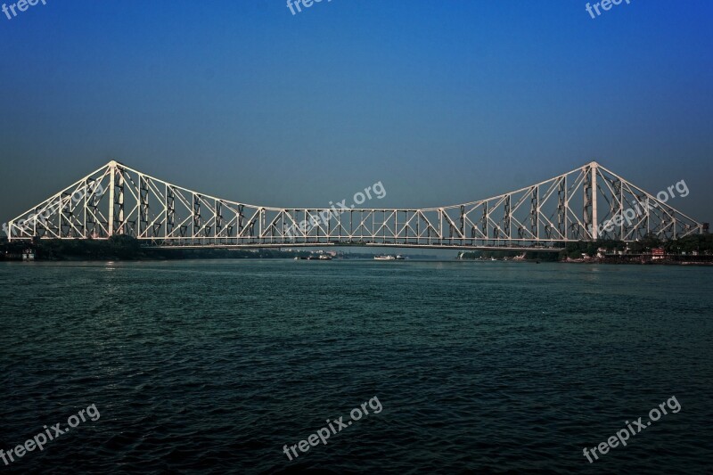 Bridge Water Construction Sky Suspension