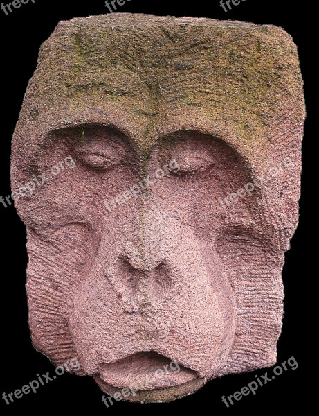 Monkey Stone Figure Sculpture Artwork Sculptor