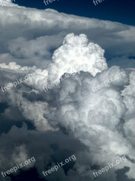 Sky Storm Cloud Nature Weather Cumulonimbus