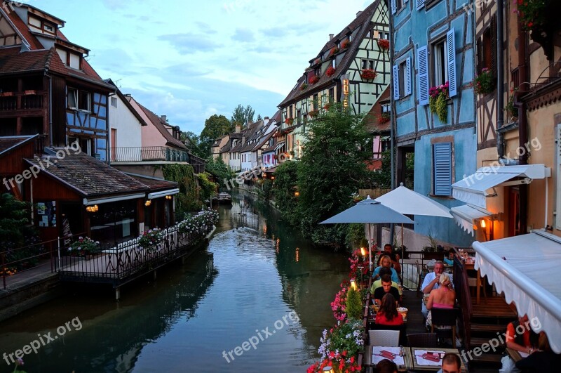 Colmar Fishermen's Quarter Petite Venise Restaurant River