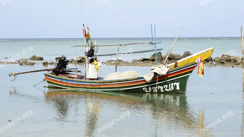 Water Sea Boat The Transportation System Fisherman