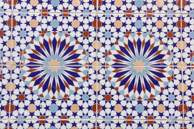 Morocco Essaouira Tile Pattern Abstract