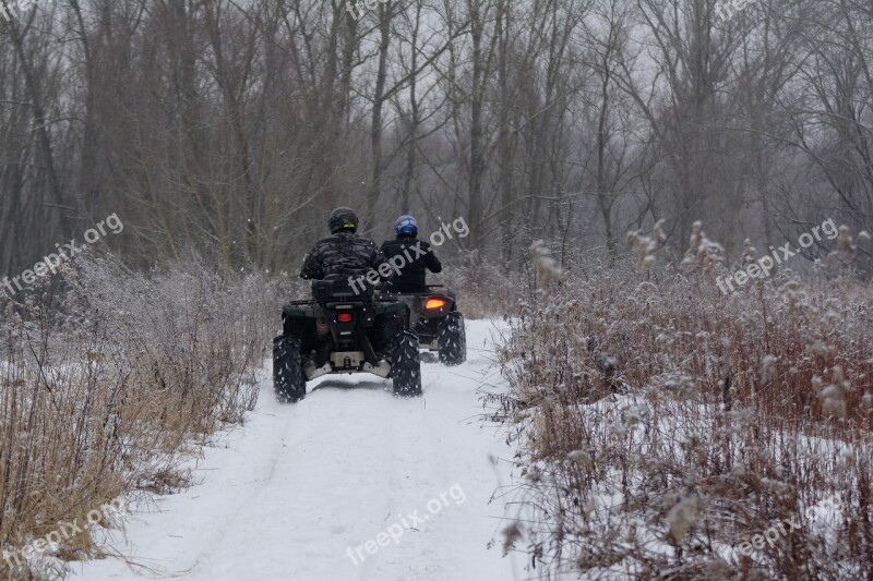 Atvs Quad Horse Wilderness Nature