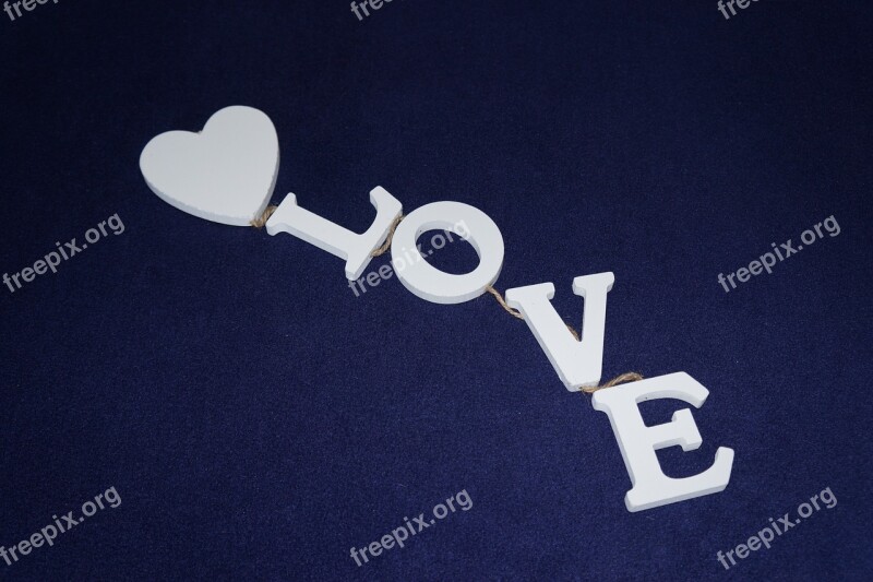 Background Love Lettering Heart Affection