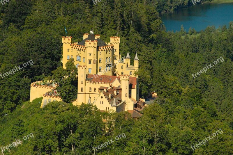 Architecture Castle Hohenschwangau King Of The Castle Free Photos