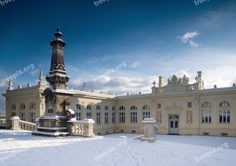 Travel Winter Spa Grounds Snow