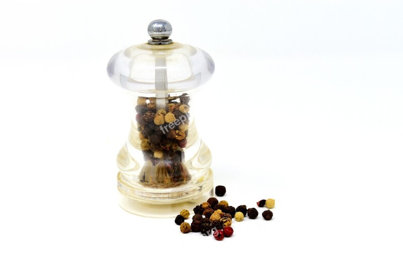 Pepper Pepper Mill Grind Ground Spices