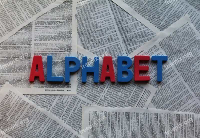 Alphabet Text Paper Free Photos