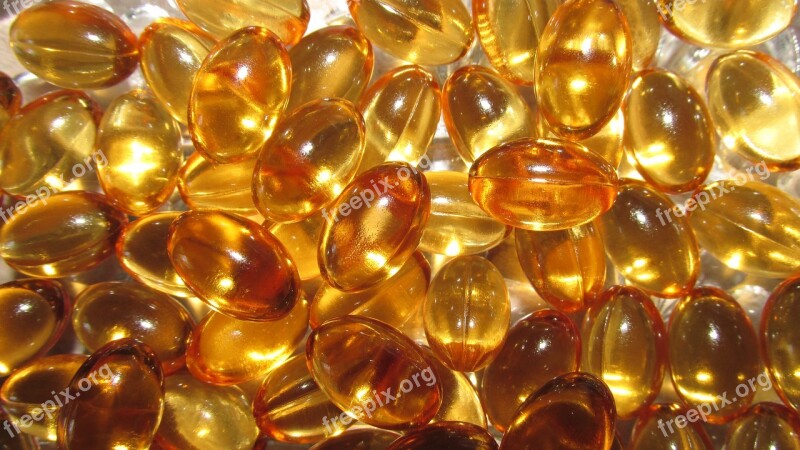 Vitamin E Capsule Health Supplement Free Photos