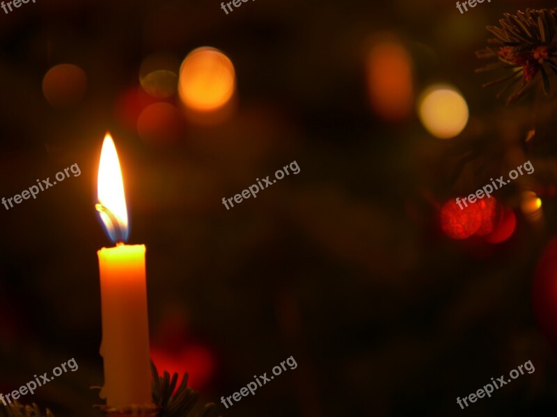 Christmas Celebration Flare-up Candle Candlelight